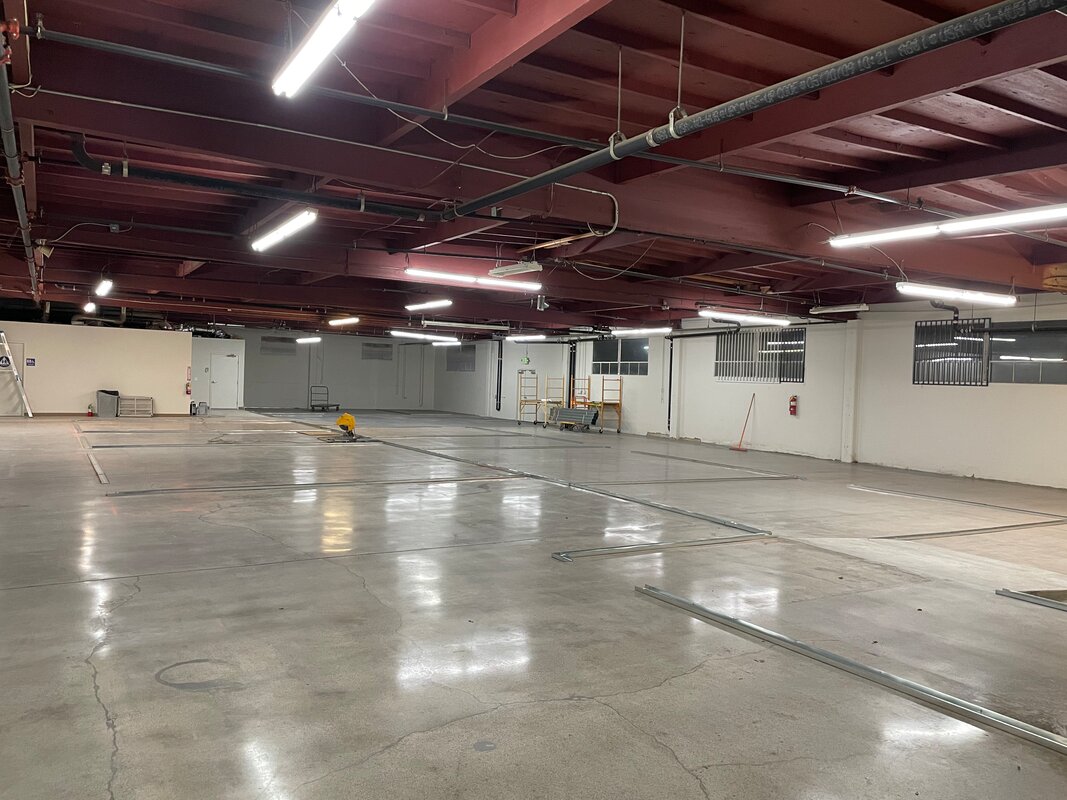 After Concrete Polishing Warehouse Floor